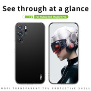 For Nubia Red Magic 9 Pro / 9 Pro+ MOFI Ming Series Transparent Ultra-thin TPU Phone Case(Transparent)