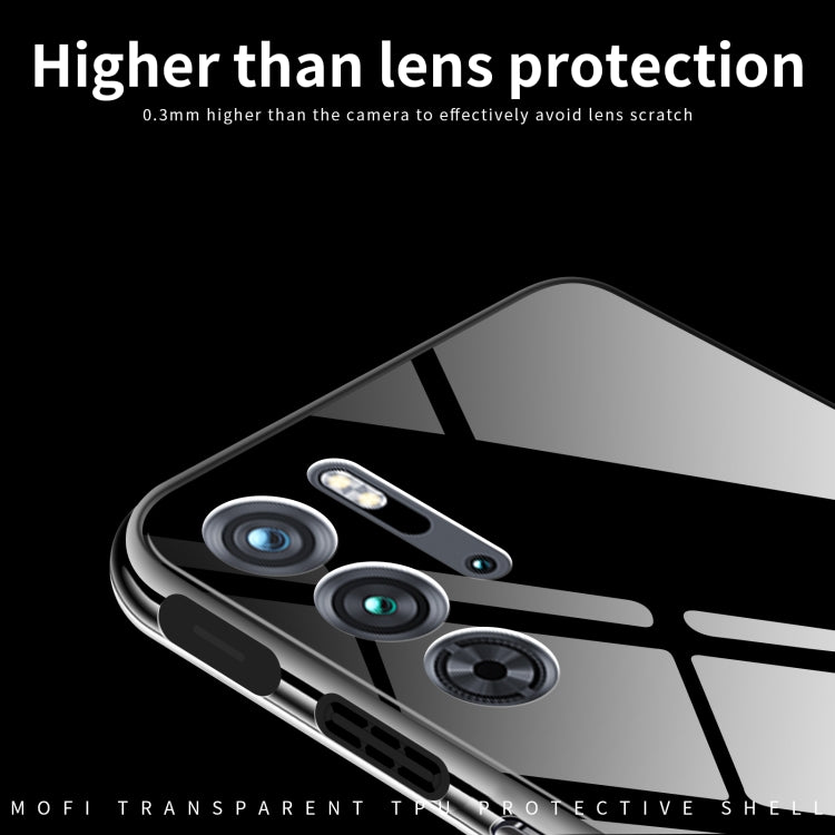 For Nubia Red Magic 9 Pro / 9 Pro+ MOFI Ming Series Transparent Ultra-thin TPU Phone Case(Transparent)