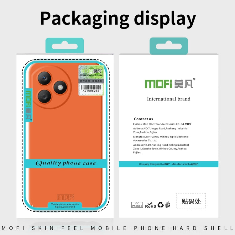 For Honor Magic6 MOFI Qin Series Skin Feel All-inclusive PC Phone Case(Black)