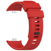 For Redmi Watch 4 Solid Color Silicone Sports Watch Band(Red)
