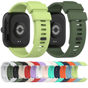 For Redmi Watch 4 Solid Color Silicone Sports Watch Band(Ivory White)