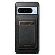 For Google Pixel 8 Pro Suteni H17 Oil Eax Leather Detachable Wallet Phone Case(Black) - Google Cases by Suteni | Online Shopping South Africa | PMC Jewellery | Buy Now Pay Later Mobicred