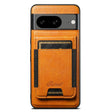 For Google Pixel 8 Suteni H17 Oil Eax Leather Detachable Wallet Phone Case(Khaki) - Google Cases by Suteni | Online Shopping South Africa | PMC Jewellery | Buy Now Pay Later Mobicred