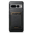 For Google Pixel 7 Pro Suteni H17 Oil Eax Leather Detachable Wallet Phone Case(Black) - free shipping - PMC Jewellery - Order now!