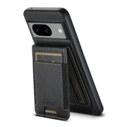 For Google Pixel 7 Suteni H17 Oil Eax Leather Detachable Wallet Phone Case(Black)