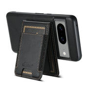 For Google Pixel 6a Suteni H17 Oil Eax Leather Detachable Wallet Phone Case(Black)