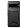 For Google Pixel 6 Suteni H17 Oil Eax Leather Detachable Wallet Phone Case(Black) - Google Cases by Suteni | Online Shopping South Africa | PMC Jewellery | Buy Now Pay Later Mobicred