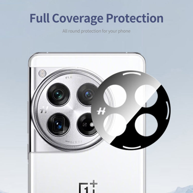For OnePlus 12 ENKAY Hat-Prince Full Coverage 9H Rear Camera Lens Tempered Glass Film