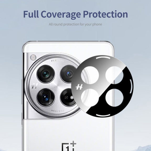 For OnePlus 12 ENKAY Hat-Prince Full Coverage 9H Rear Camera Lens Tempered Glass Film