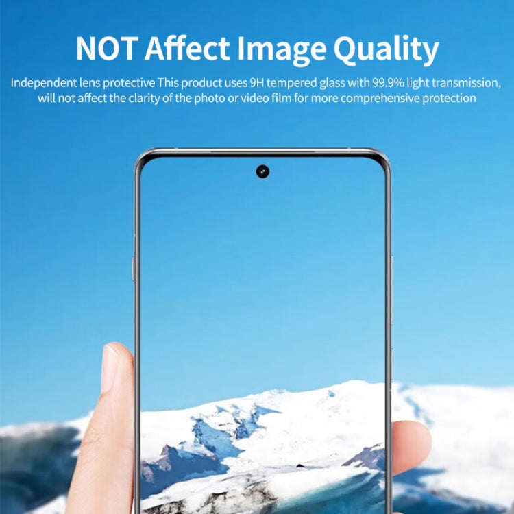 For OnePlus 12 ENKAY Hat-Prince Full Coverage 9H Rear Camera Lens Tempered Glass Film