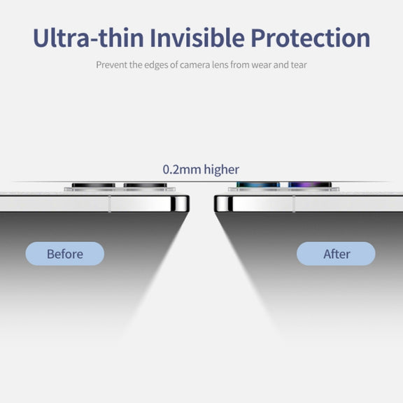 For OnePlus 12 ENKAY Hat-Prince Full Coverage 9H Rear Camera Lens Tempered Glass Film