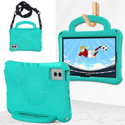 For Samsung Galaxy Tab S9 FE 11 X510 2023 Handle Football Shaped EVA Shockproof Tablet Case(Mint  Green)