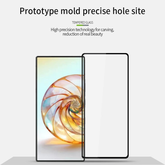 For ZTE nubia Z60 Ultra MOFI 9H 2.5D Full Screen Tempered Glass Film(Black)