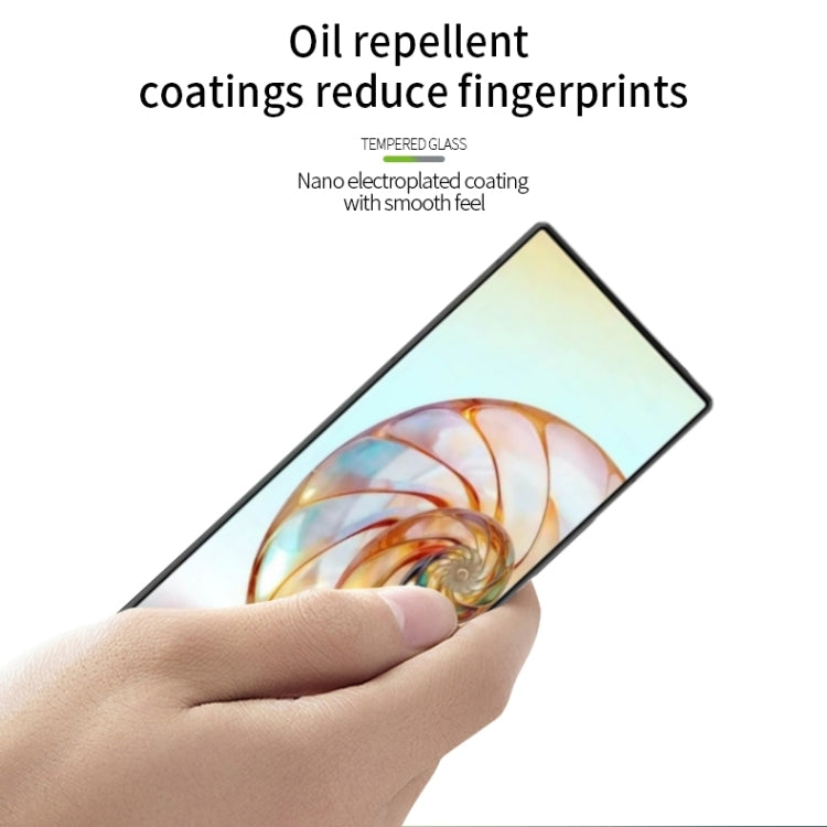For ZTE nubia Z60 Ultra MOFI 9H 2.5D Full Screen Tempered Glass Film(Black)