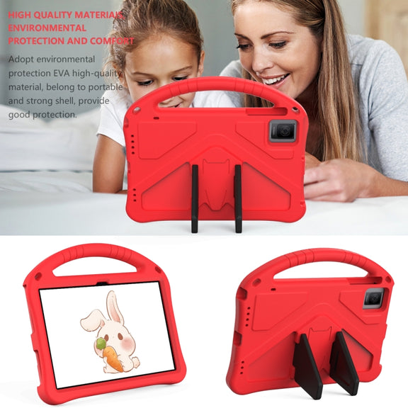 For T-Mobile REVVL Tab 10.36 2023 EVA Shockproof Tablet Case with Holder(Red)