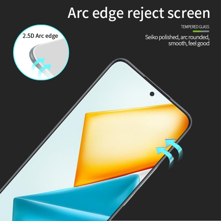 For Honor 90 GT MOFI 9H 2.5D Full Screen Tempered Glass Film(Black)