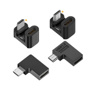Type-C Female to Micro USB Male Adapter Data Charging Transmission, Specification:Type-C Female to Micro Male Left Bend