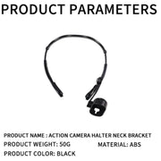 Z087 360 Rotating Neck Mount Sport Cameras Necklace Holder Chest Strap
