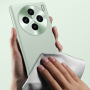 For vivo X100s Pro Plain-Leather All-inclusive Shockproof Phone Case(Black)