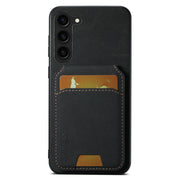 For Samsung Galaxy S24+ 5G Suteni H02 Litchi Leather Card Wallet Stand Back Phone Case(Black)