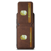 For Samsung Galaxy S24+ 5G Suteni H02 Litchi Leather Card Wallet Stand Back Phone Case(Brown)