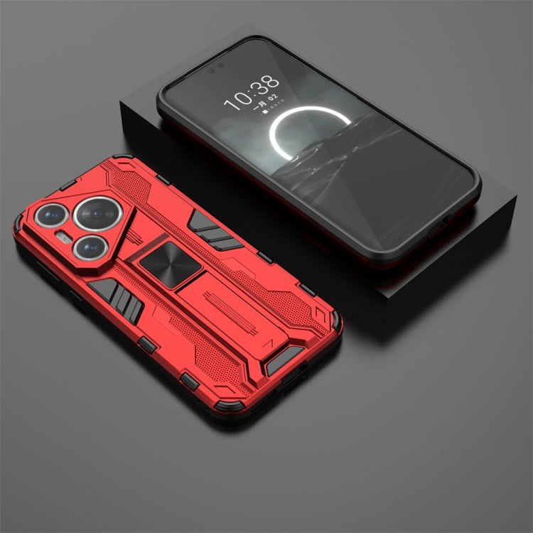 For  Huawei Pura 70 Supersonic Armor PC Hybrid TPU Phone Case(Red)