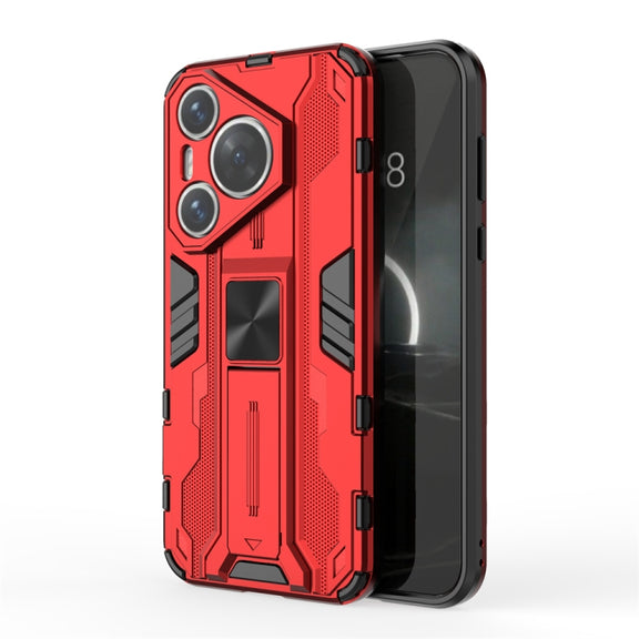 For  Huawei Pura 70 Supersonic Armor PC Hybrid TPU Phone Case(Red)