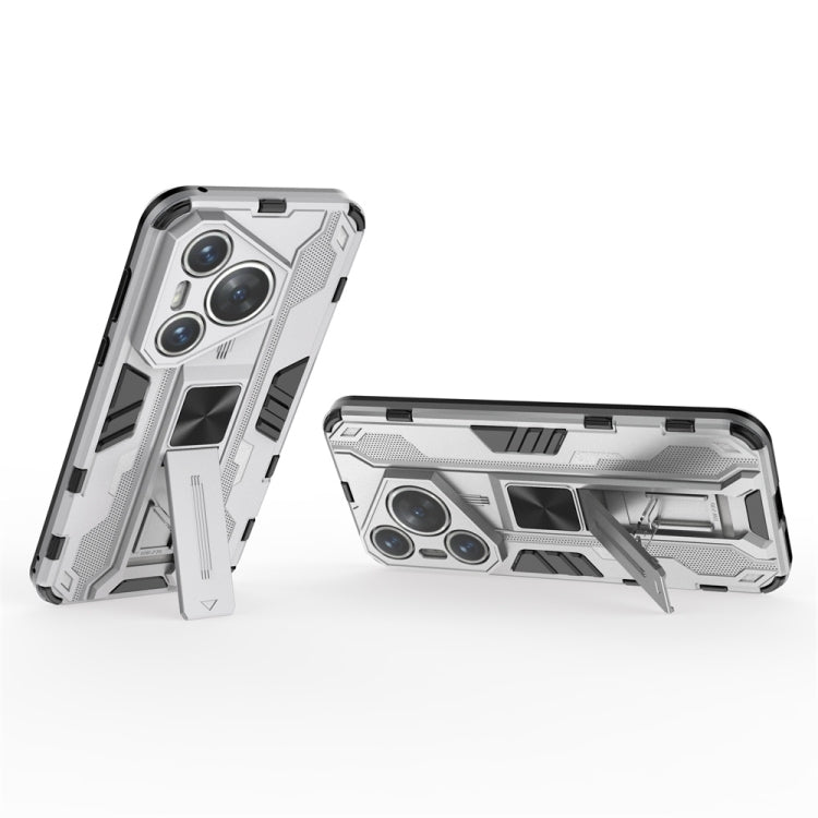 For  Huawei Pura 70 Supersonic Armor PC Hybrid TPU Phone Case(Silver)