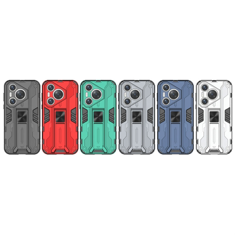 For  Huawei Pura 70 Supersonic Armor PC Hybrid TPU Phone Case(Grey)