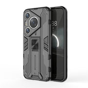 For Huawei Pura 70 Pro Supersonic Armor PC Hybrid TPU Phone Case(Black)