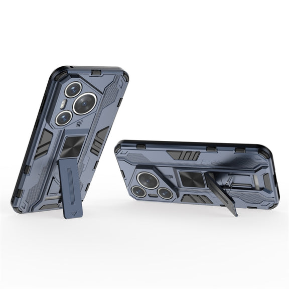 For Huawei Pura 70 Pro Supersonic Armor PC Hybrid TPU Phone Case(Blue)