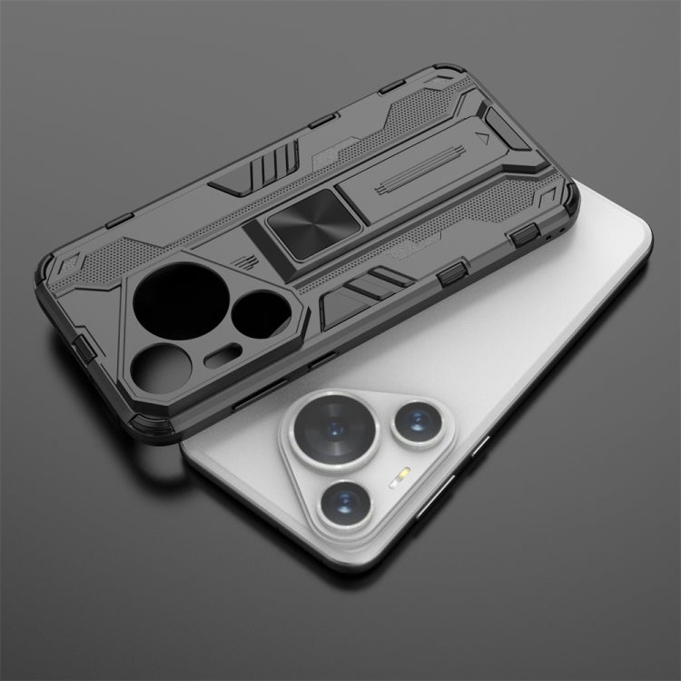 For Huawei Pura 70 Pro Supersonic Armor PC Hybrid TPU Phone Case(Grey)