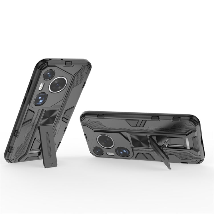 For Huawei Pura 70 Ultra Supersonic Armor PC Hybrid TPU Phone Case(Black)