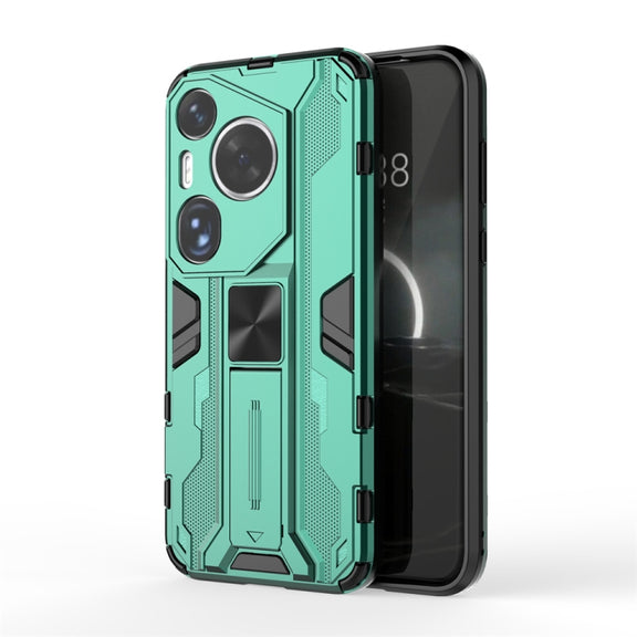 For Huawei Pura 70 Ultra Supersonic Armor PC Hybrid TPU Phone Case(Green)
