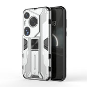 For Huawei Pura 70 Ultra Supersonic Armor PC Hybrid TPU Phone Case(Silver)