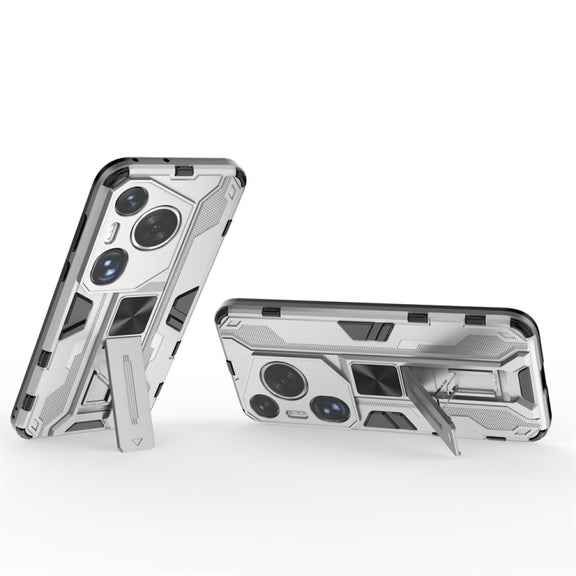 For Huawei Pura 70 Ultra Supersonic Armor PC Hybrid TPU Phone Case(Silver)