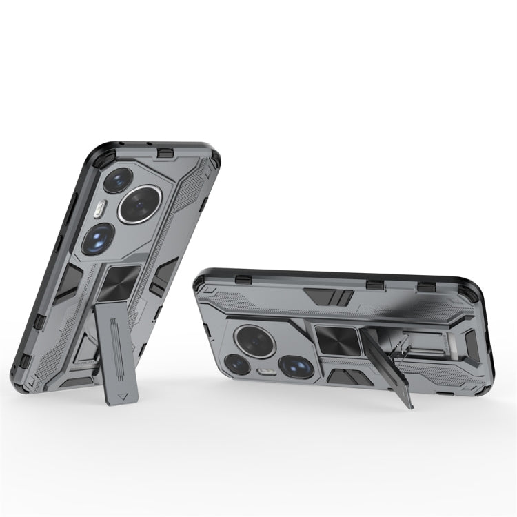 For Huawei Pura 70 Ultra Supersonic Armor PC Hybrid TPU Phone Case(Grey)