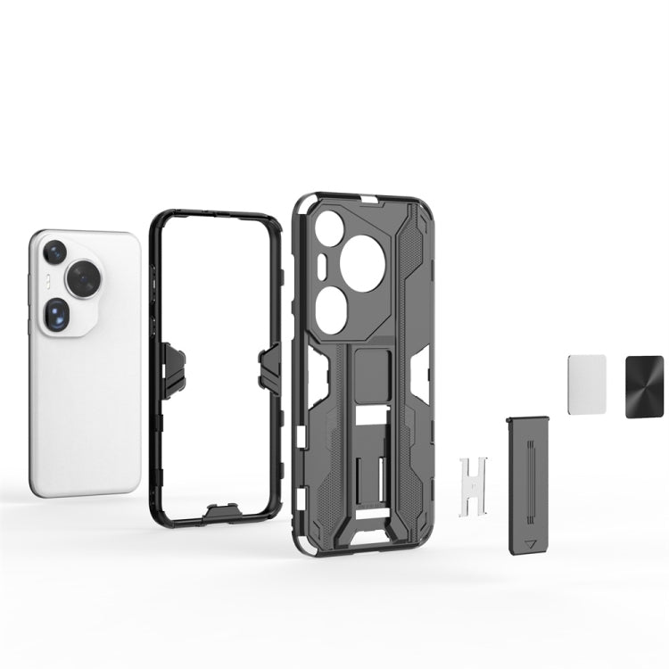 For Huawei Pura 70 Ultra Supersonic Armor PC Hybrid TPU Phone Case(Grey)