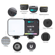 VLOGLITE W64RGB Dimmable RGB LED Pocket Fill Light 20 Modes Live Broadcast Video Light
