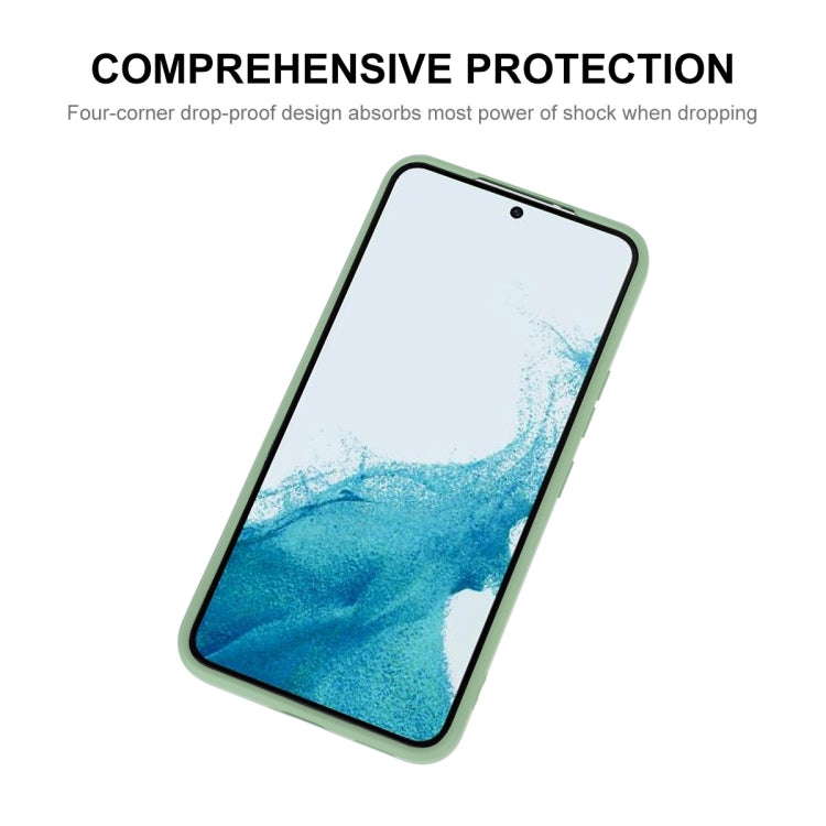 For Samsung Galaxy S24+ 5G ENKAY Liquid Silicone Soft Shockproof Phone Case(Beige)