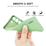 For Samsung Galaxy S24+ 5G ENKAY Liquid Silicone Soft Shockproof Phone Case(Beige)
