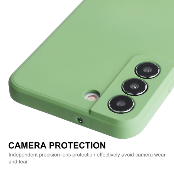 For Samsung Galaxy S24+ 5G ENKAY Liquid Silicone Soft Shockproof Phone Case(Beige)