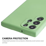 For Samsung Galaxy S25 Ultra 5G ENKAY Liquid Silicone Soft Shockproof Phone Case(Black)
