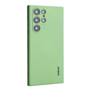 For Samsung Galaxy S25 Ultra 5G ENKAY Liquid Silicone Soft Shockproof Phone Case(Light Green)