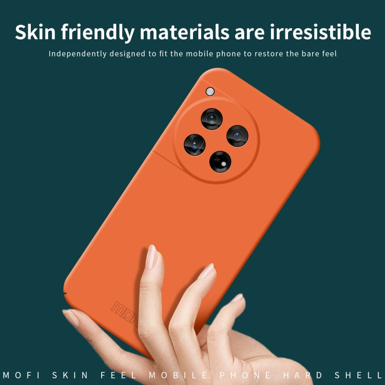 For OnePlus 12 MOFI Qin Series Skin Feel All-inclusive PC Phone Case(Blue)
