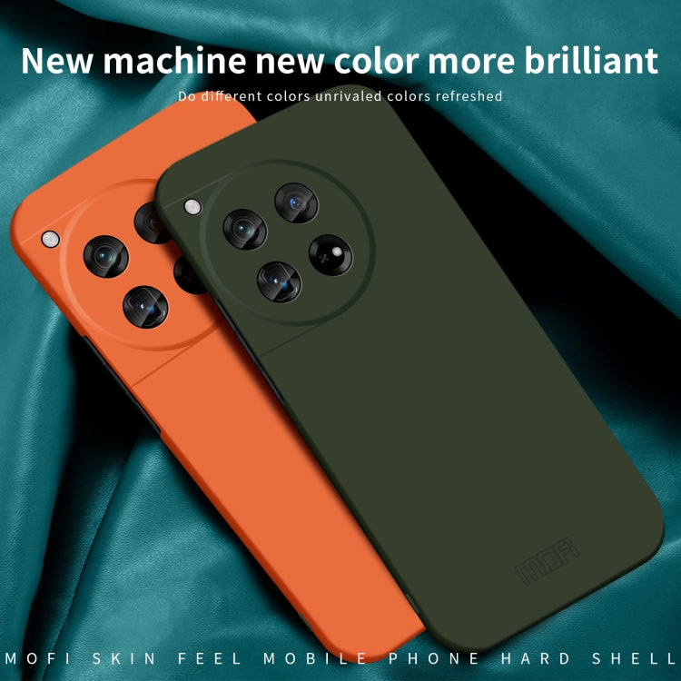 For OnePlus 12 MOFI Qin Series Skin Feel All-inclusive PC Phone Case(Gray)