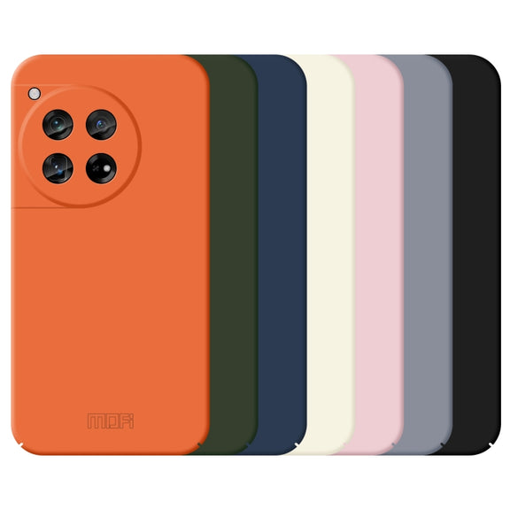 For OnePlus 12 MOFI Qin Series Skin Feel All-inclusive PC Phone Case(Orange)