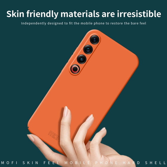 For Meizu 21 Pro MOFI Qin Series Skin Feel All-inclusive PC Phone Case(Blue)