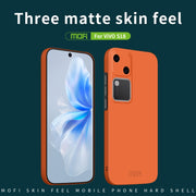 For vivo S18 MOFI Qin Series Skin Feel All-inclusive PC Phone Case(Blue)
