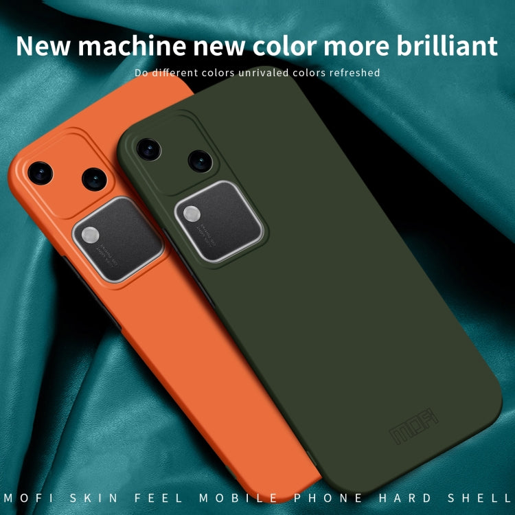 For vivo S18 MOFI Qin Series Skin Feel All-inclusive PC Phone Case(Blue)